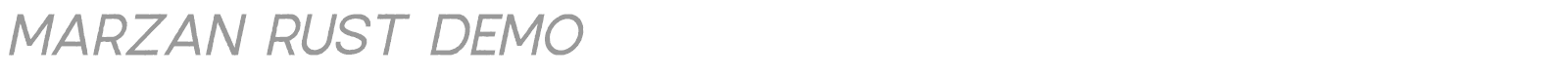 Marzan font preview